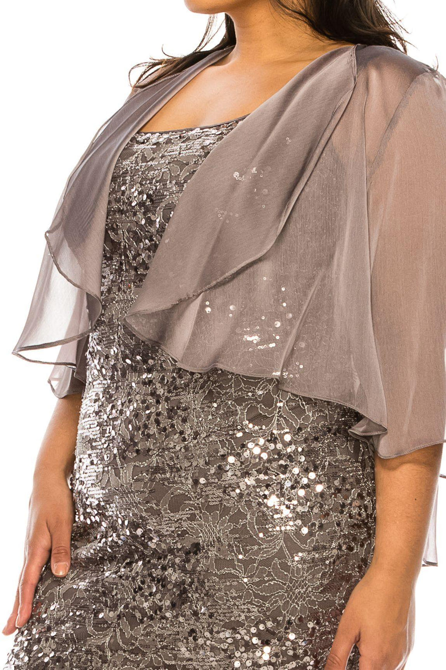 Alex Evenings Short Cocktail Jacket Dress 81122313 - The Dress Outlet