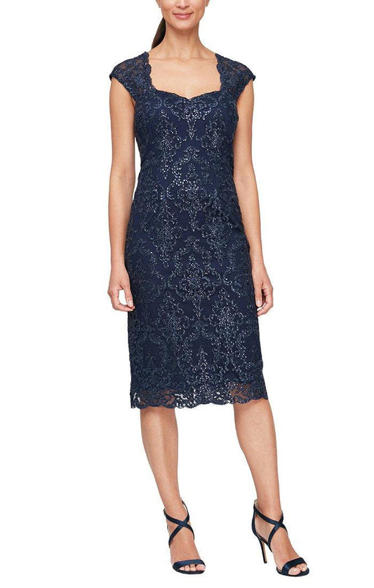 Alex Evenings Short Formal Dress 81171153 - The Dress Outlet