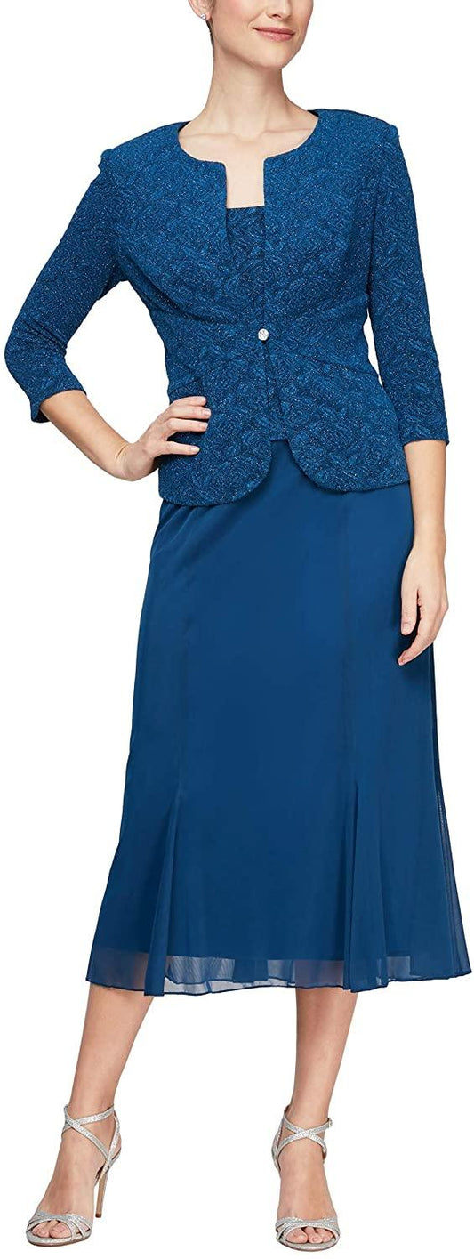 Alex Evenings Short Formal Dress 8125925 - The Dress Outlet