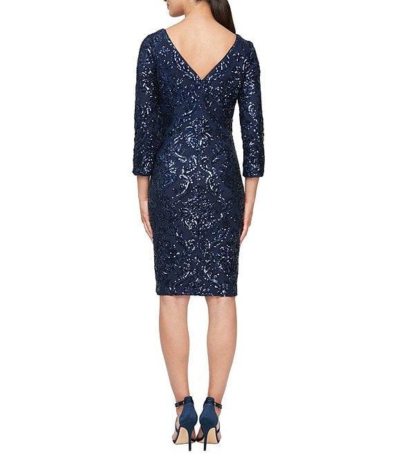 Alex Evenings Short Formal Dress 8196735 - The Dress Outlet