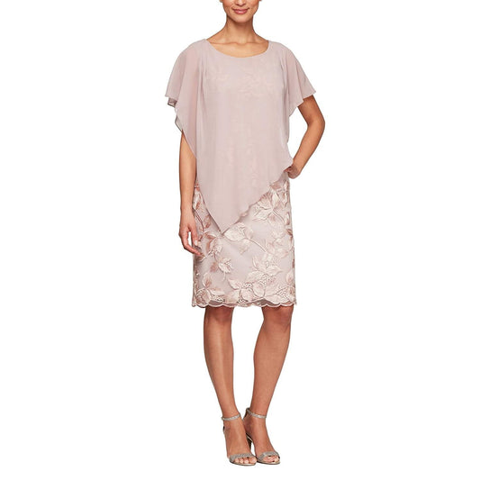 Alex Evenings Short Mother of the Bride Dress - The Dress Outlet
