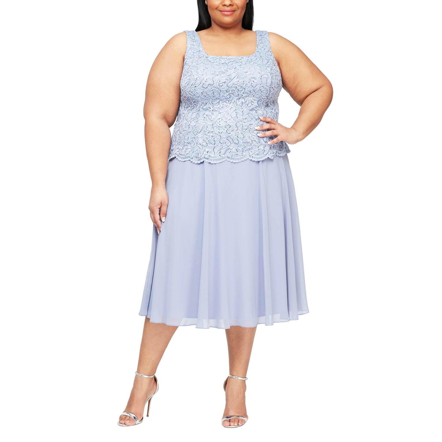 Alex Evenings Short Plus Size Jacket Dress 84122445 - The Dress Outlet