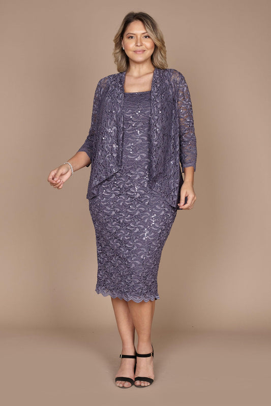 Alex Evenings Short Two Piece Dress 1121902 - The Dress Outlet