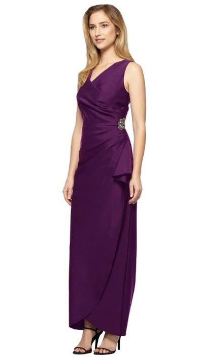 Alex Evenings Sleeveless Long Formal Dress 134200 - The Dress Outlet