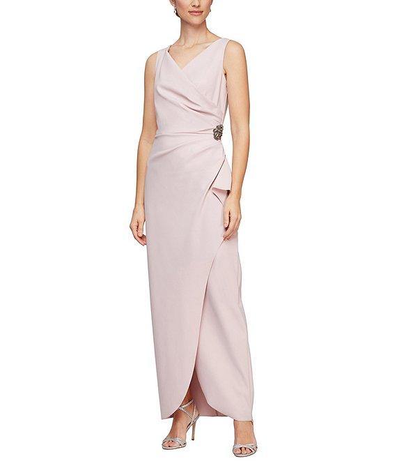 Alex Evenings Sleeveless Long Formal Dress 234200 - The Dress Outlet