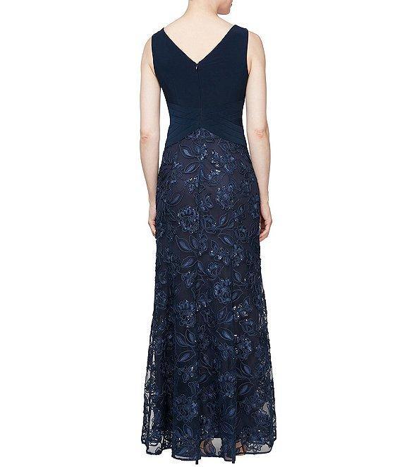 Alex Evenings Sleeveless Long Formal Dress 82171030 - The Dress Outlet