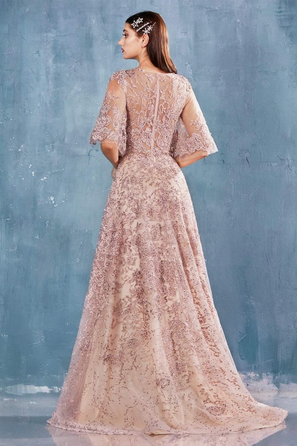 Andrea & Leo CDA0972 Long Formal Dress Evening Gown Rose