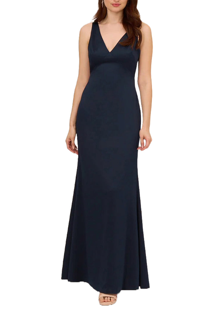Formal Dresses Long Mermaid Fit Formal Evening Dress Dark Navy