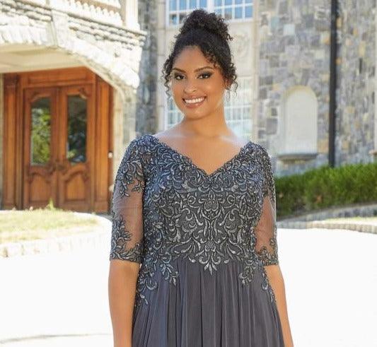 MGNY Madeline Gardner New York 71805 Plus Size Formal Long Dress