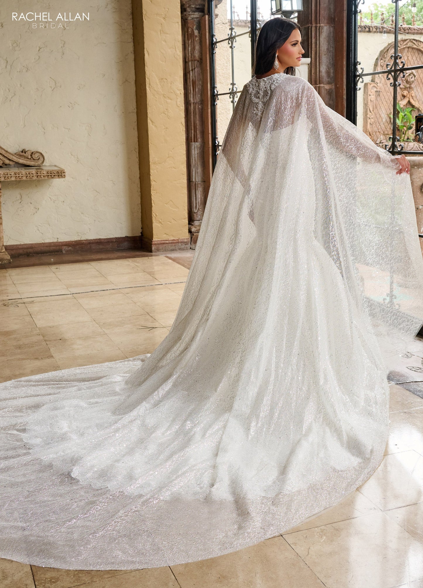 Wedding Dresses Long Glitter Lace Wedding Dress White