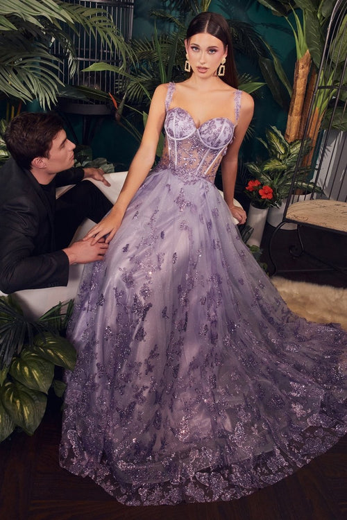 Prom Dresses Long A-line Prom Dress Lavender