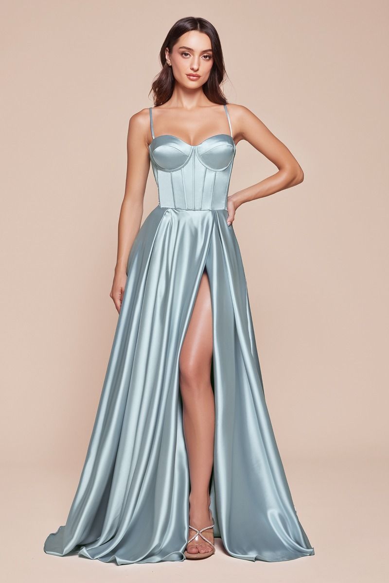 Prom Dresses Formal A Line Prom Long Dress Light Blue