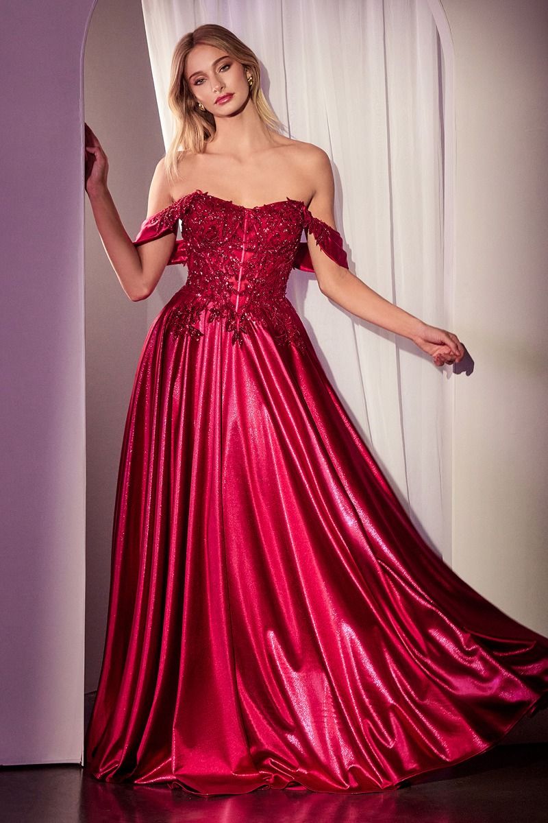 Prom Dresses Long Bedaed Prom Formal A Line Dress Burgundy
