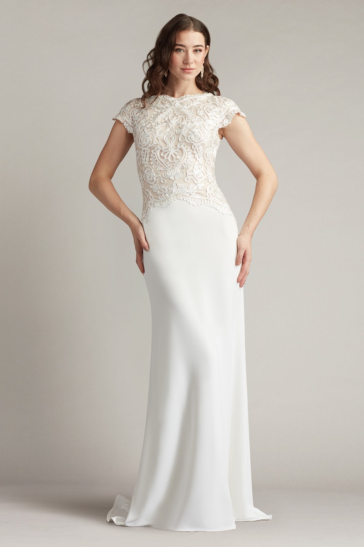 Formal Dresses A Line Long Formal Evening Dress Ivory/Petal