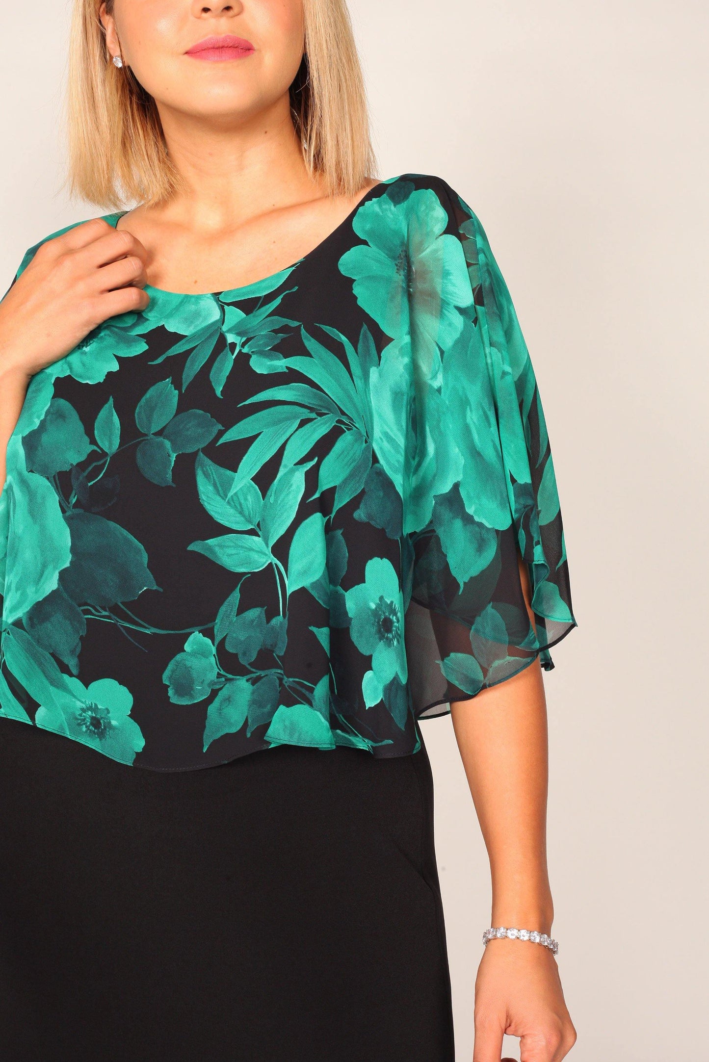 Connected Apparel Short Mother of the Bride Dress - The Dress Outlet