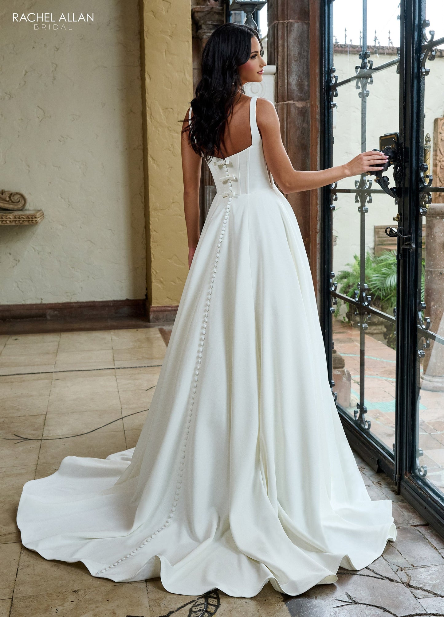 Wedding Dresses A Line Simple Long Wedding Dress White