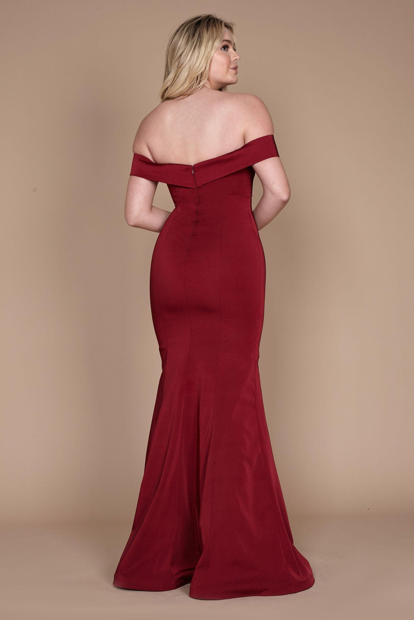 Formal Dresses Long Formal Burgundy Mermaid Evening Dress Burgundy