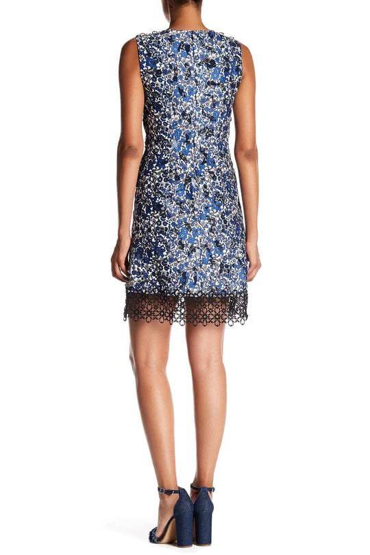 Cocktail Dresses Short Floral Cocktail Mini Dress Dark Ozone