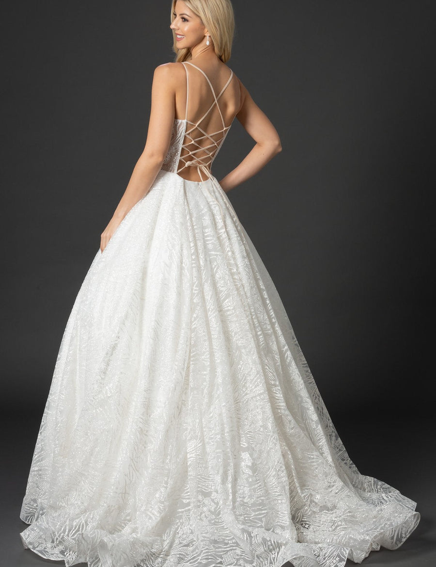 Wedding Dresses Long Bridal Gown Simple Weedding Dress Ivory/Nude