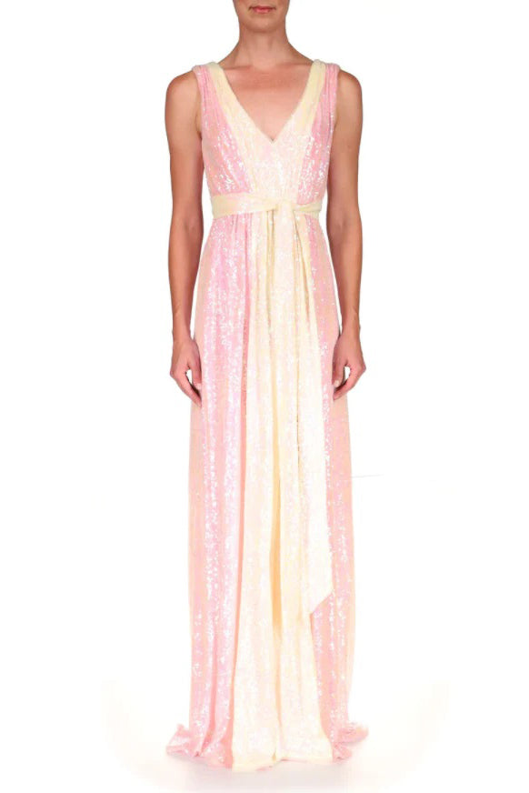 Formal Dresses Formal Sequin Long Dress Pink Multi
