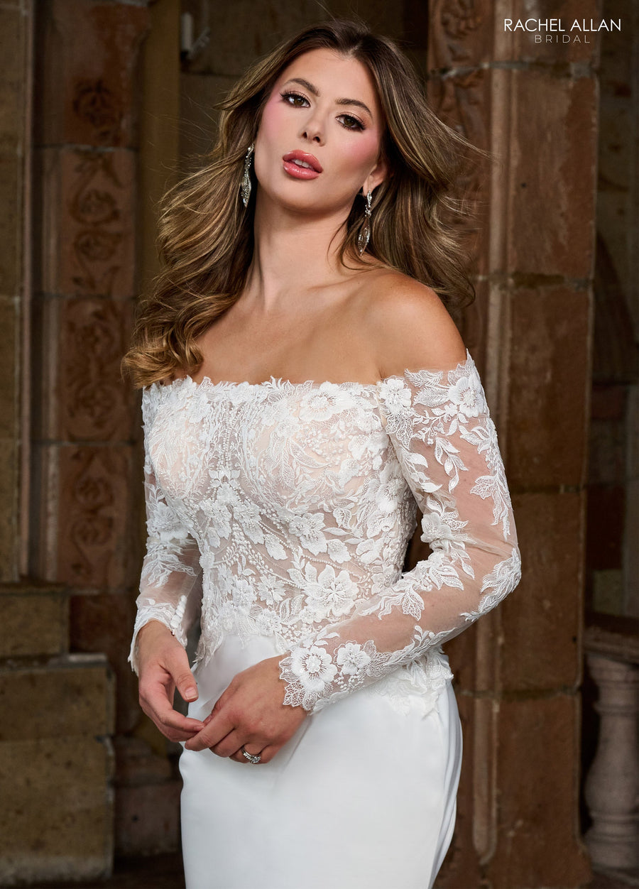 Wedding Dresses Long Bridal Gown Beaded Applique Wedding Dress White