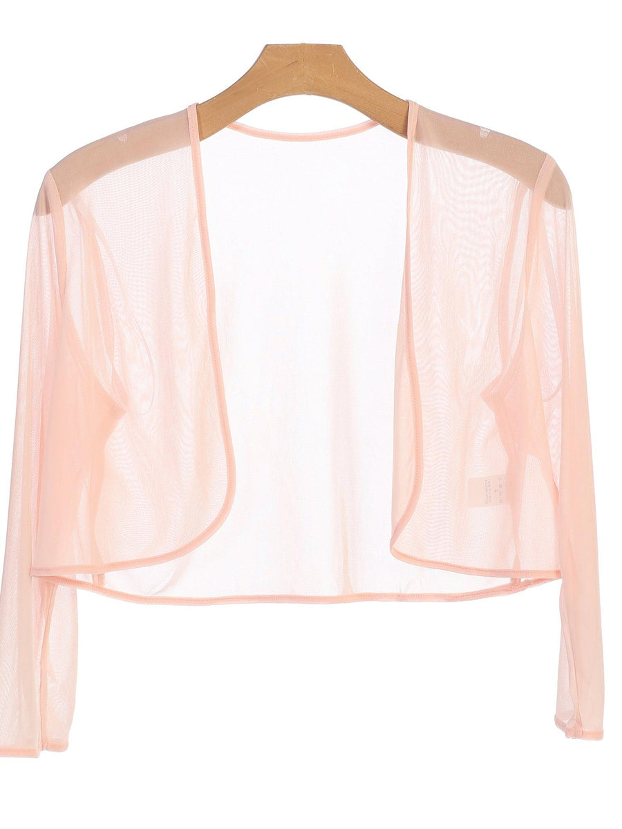 Formal Chiffon Bolero Evening Jacket - The Dress Outlet