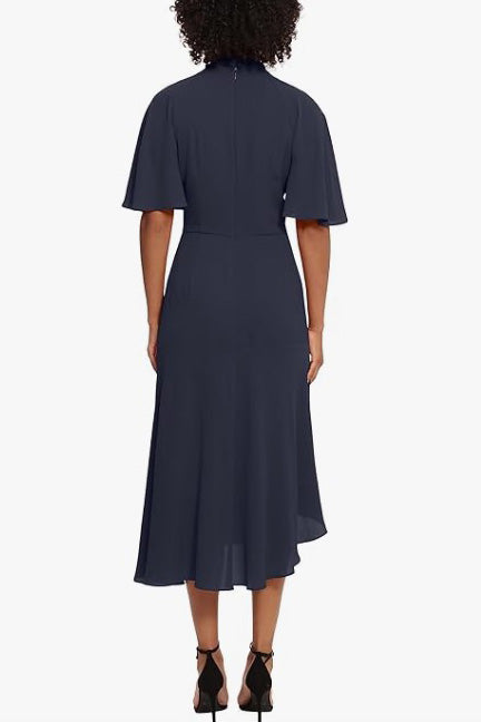 Cocktail Dresses High Low Cocktail Dress Navy