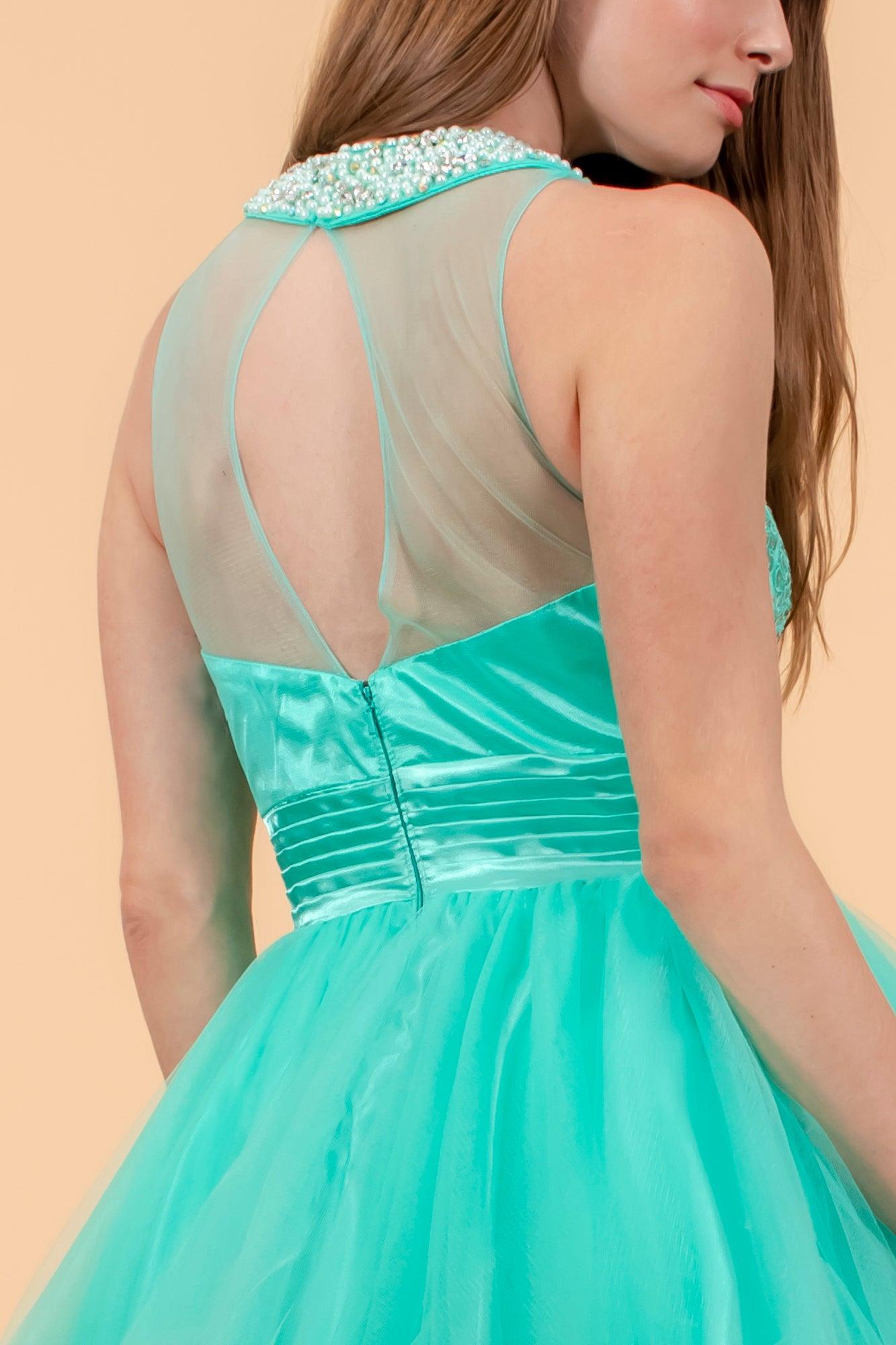 Homecoming Sleeveless Short Prom Dress - The Dress Outlet