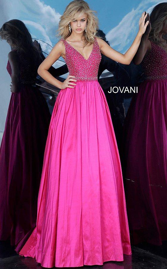 JVN By Jovani Long Formal Prom Dress JVN02060 - The Dress Outlet Jovani