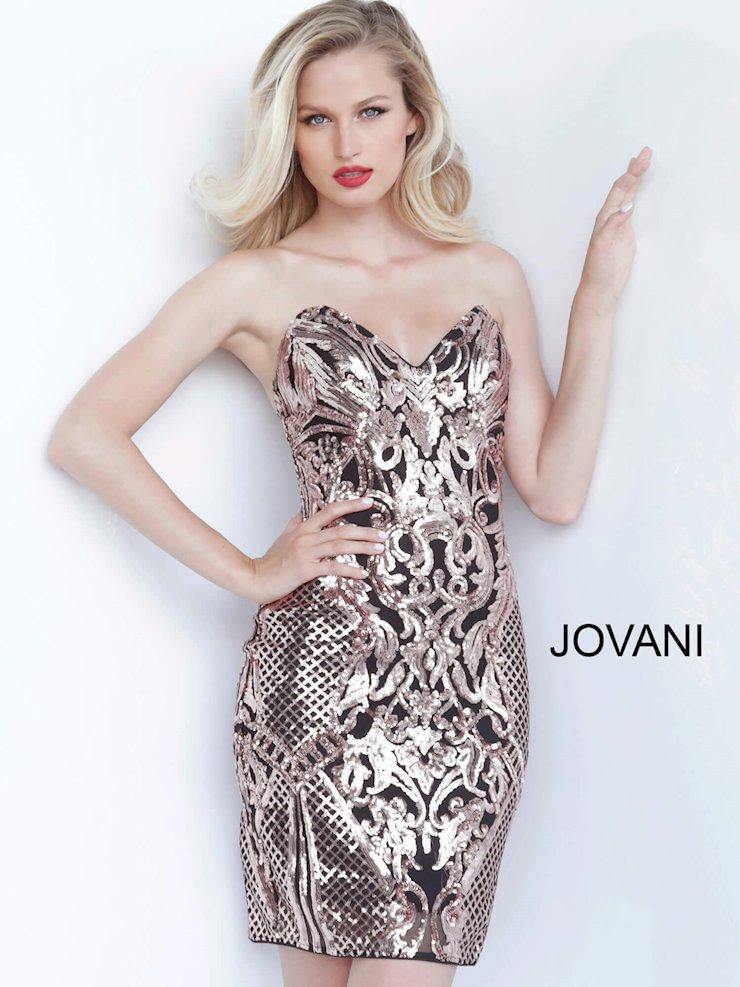JVN By Jovani Short Cocktail Prom Dress JVN8005 - The Dress Outlet Jovani