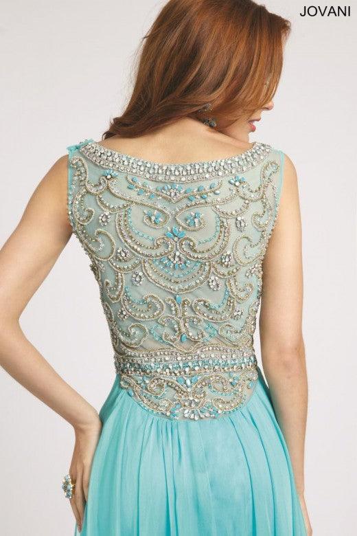 Jovani Long Formal Sleeveless Prom Dress 21029 - The Dress Outlet