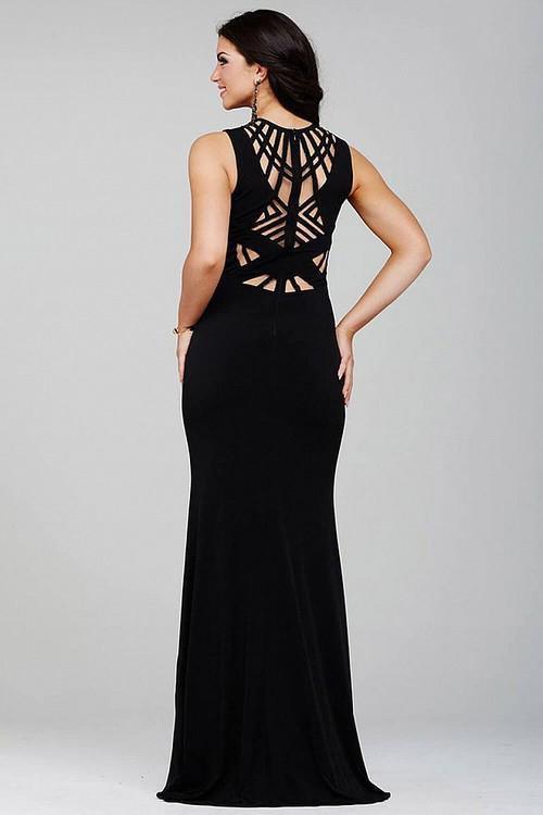 Jovani Prom Long Sleeveless Formal Dress 21494 - The Dress Outlet