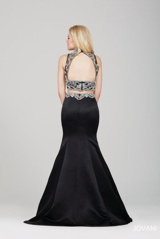 Jovani Prom Two Piece Long Formal Dress 33862 - The Dress Outlet