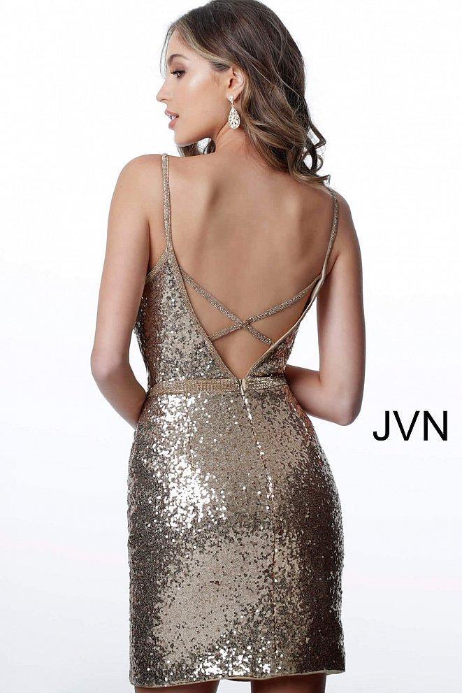 Jovani Short Fitted Prom Dress JVN2091 - The Dress Outlet