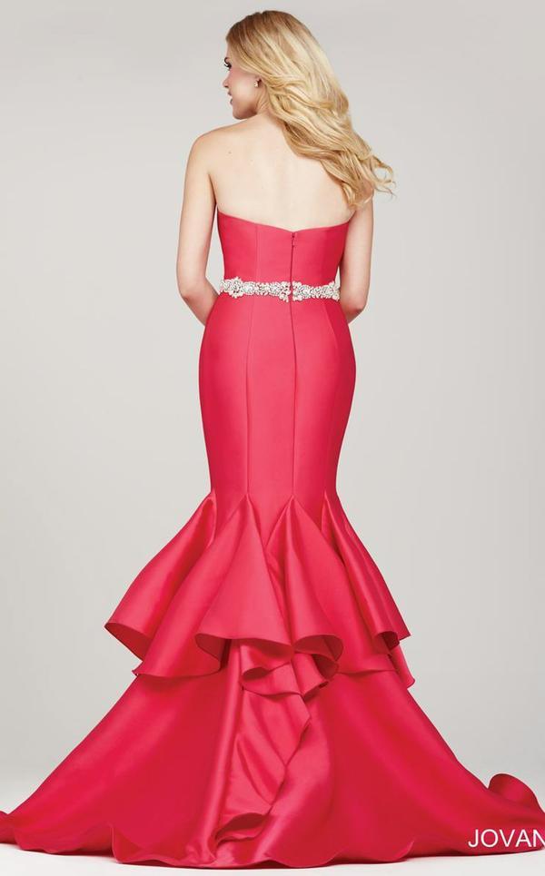 Jovani Strapless Long Fitted Prom Dress 29370 - The Dress Outlet