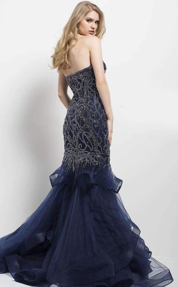 Jovani Strapless Long Fitted Prom Dress 31551 - The Dress Outlet
