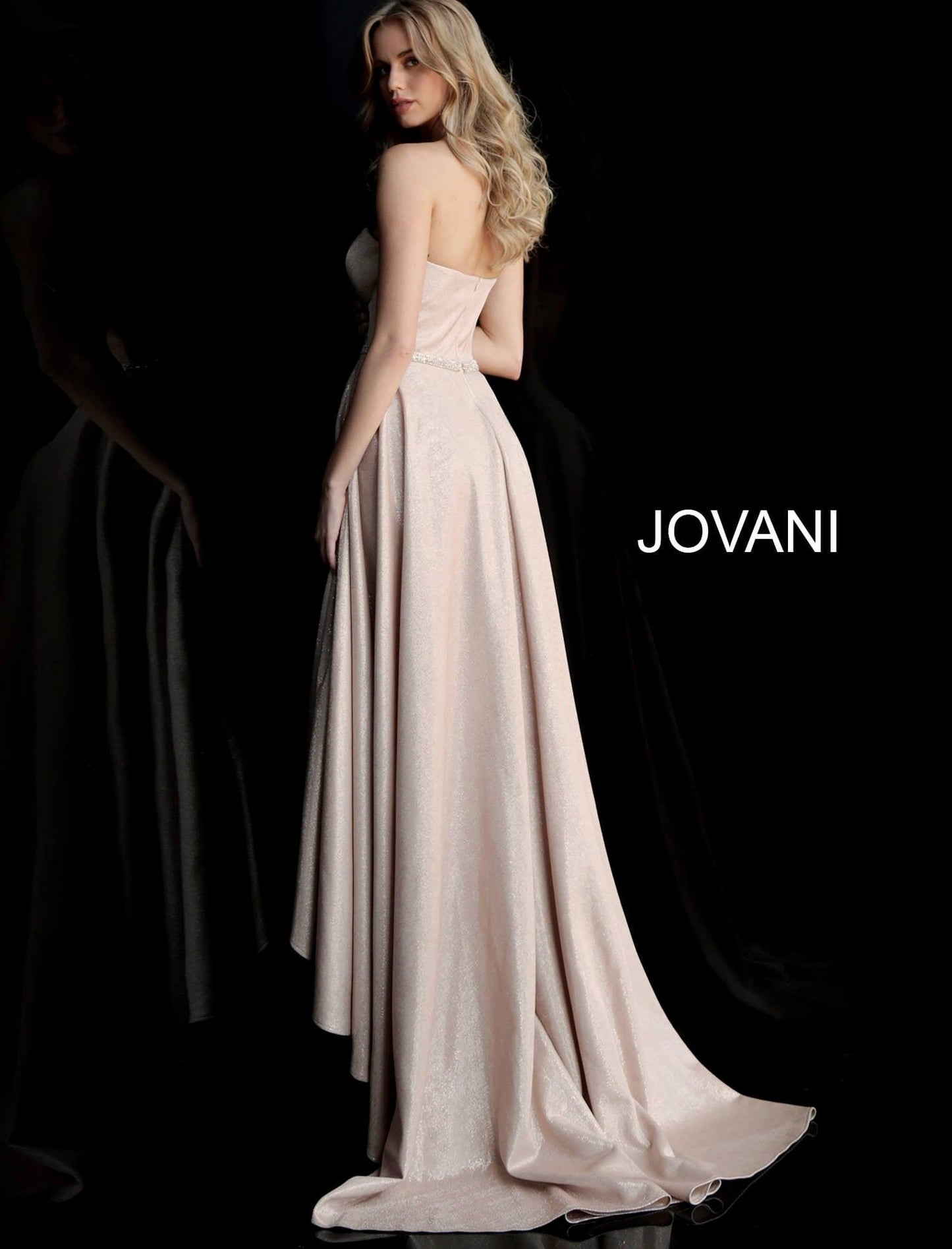 Jovani Strapless Long Prom Dress 66042 - The Dress Outlet