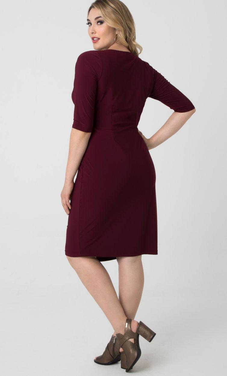 Kiyonna Plus Size Short Cocktail Dress - The Dress Outlet Kiyonna