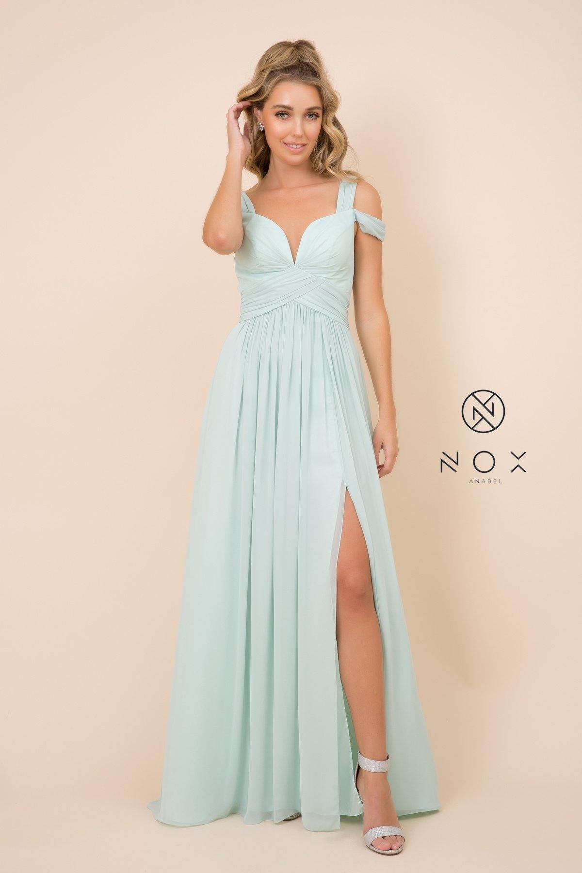 Long Formal Dress Bridesmaid - The Dress Outlet Nox Anabel