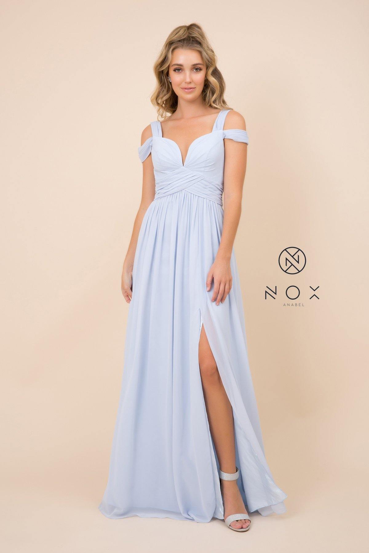 Long Formal Dress Bridesmaid - The Dress Outlet Nox Anabel