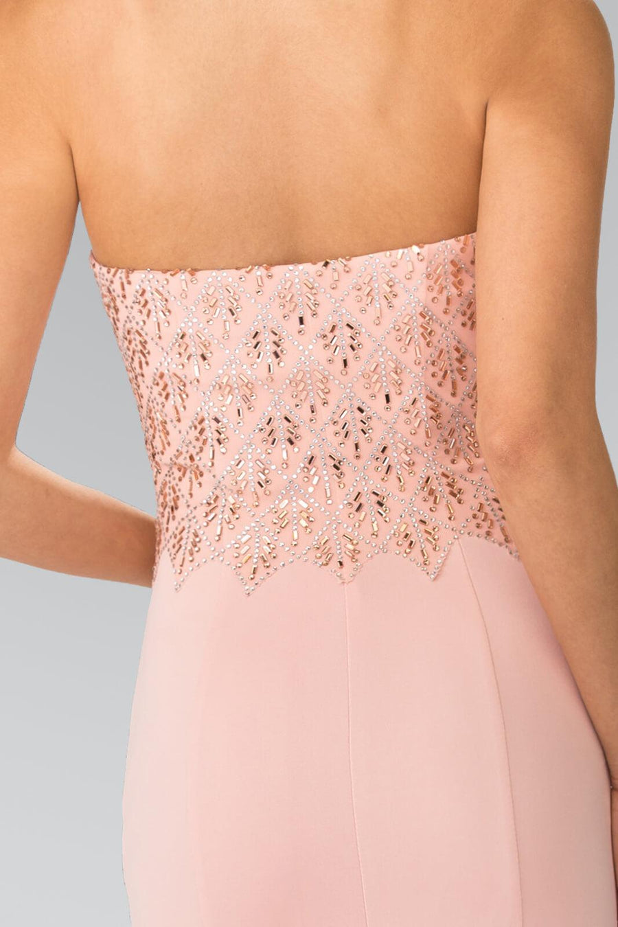 Long Formal Halter Neck Prom Dress - The Dress Outlet Elizabeth K