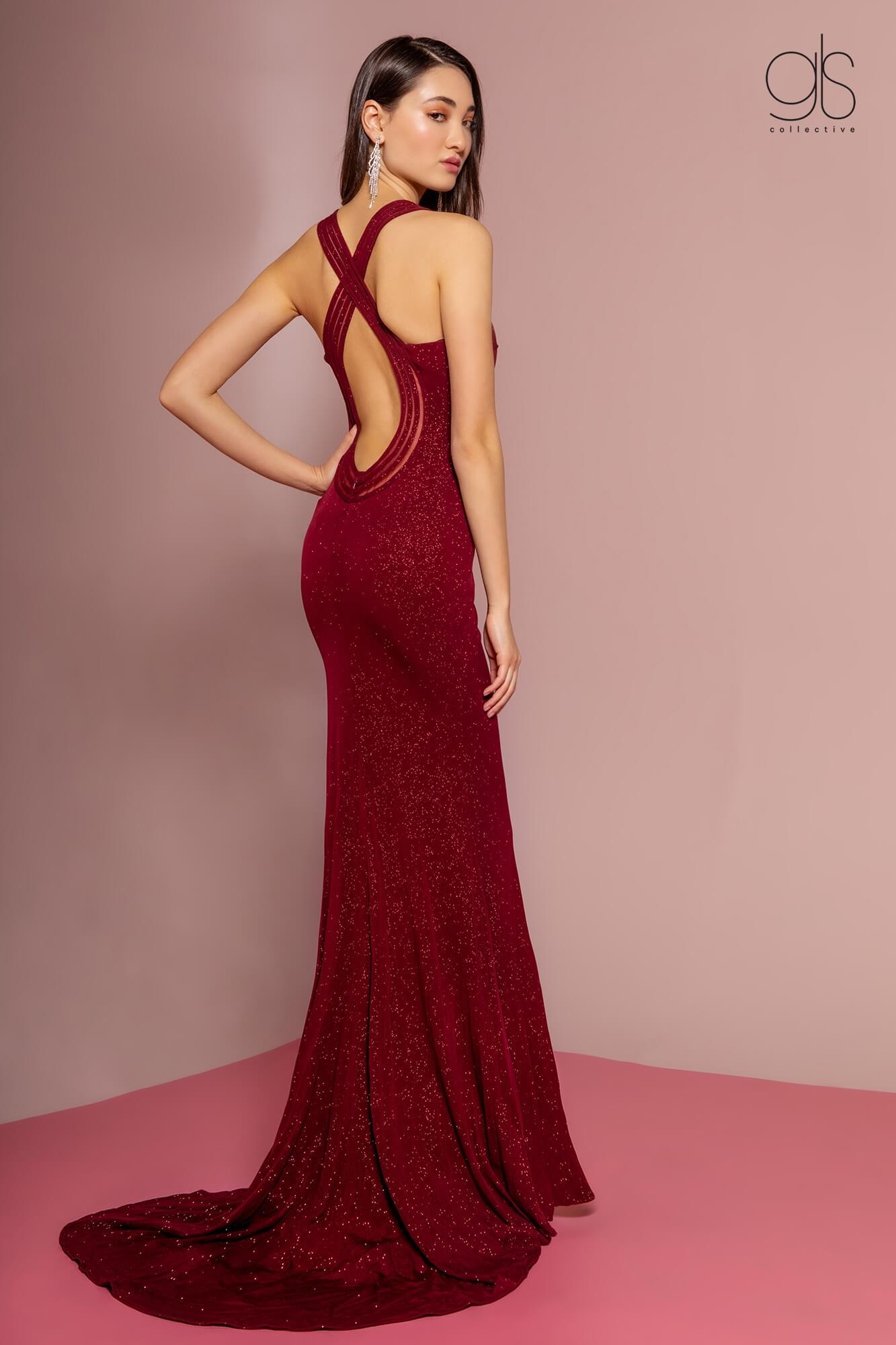 Long Formal Sleeveless Prom Open Back - The Dress Outlet Elizabeth K
