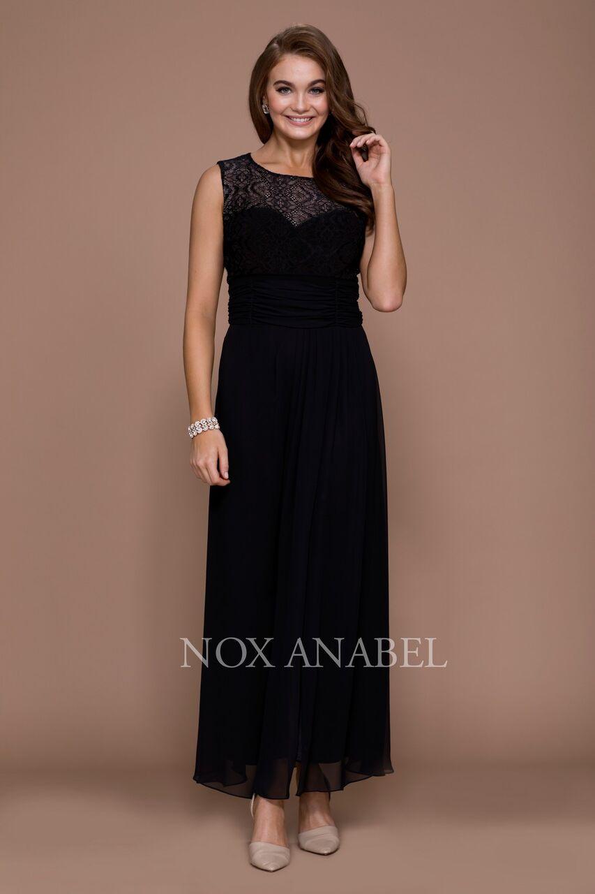Long Mother of the Bride Formal Dress with Jacket - The Dress Outlet Nox Anabel