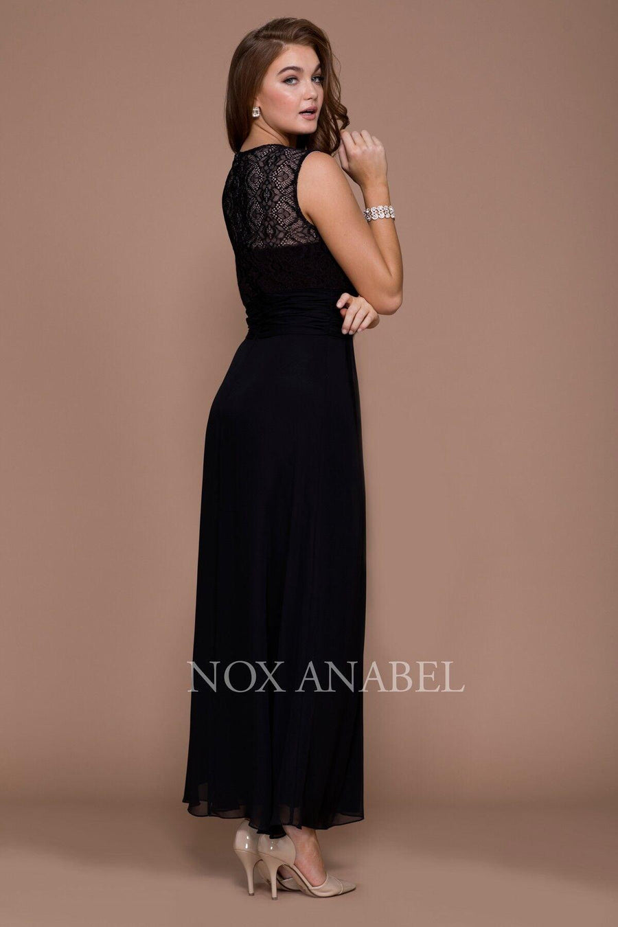 Long Mother of the Bride Formal Dress with Jacket - The Dress Outlet Nox Anabel
