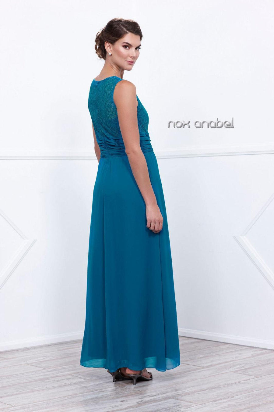 Long Mother of the Bride Formal Dress with Jacket - The Dress Outlet Nox Anabel