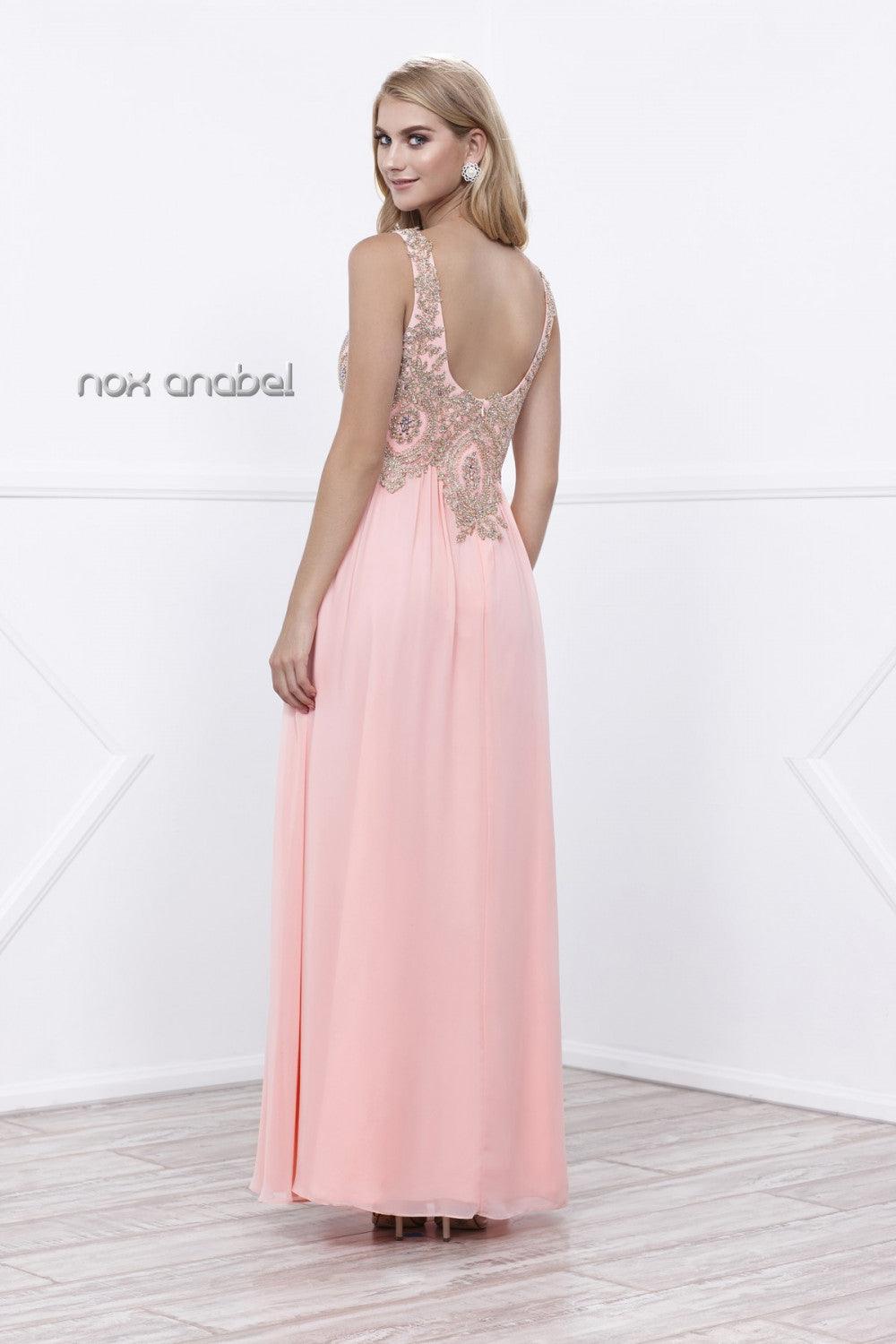 Long Prom Dress Evening Gown - The Dress Outlet Nox Anabel