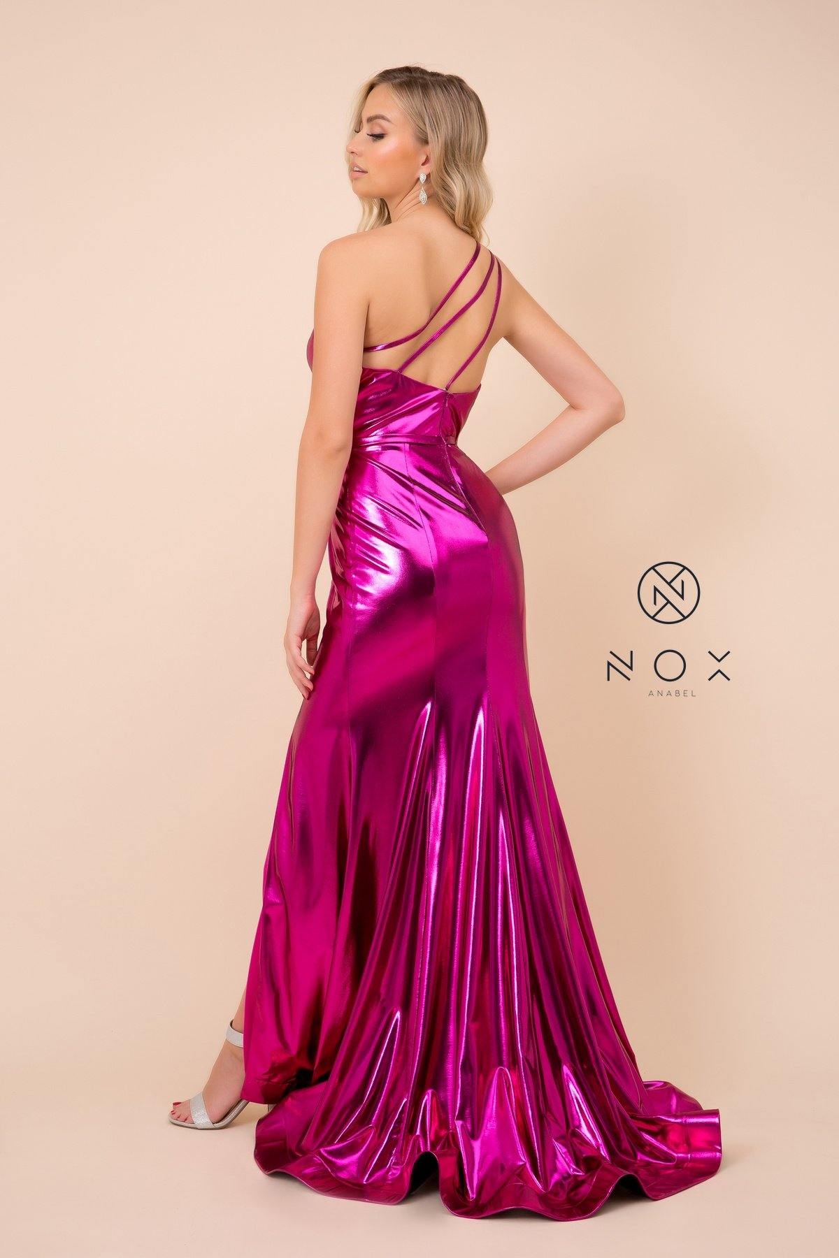 Long Sexy Fitted Evening Gown Prom Dress - The Dress Outlet Nox Anabel