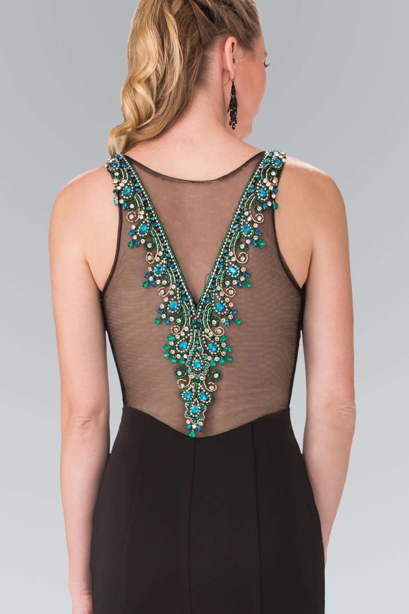 Long Sleeveless Formal Evening Prom Dress - The Dress Outlet Elizabeth K