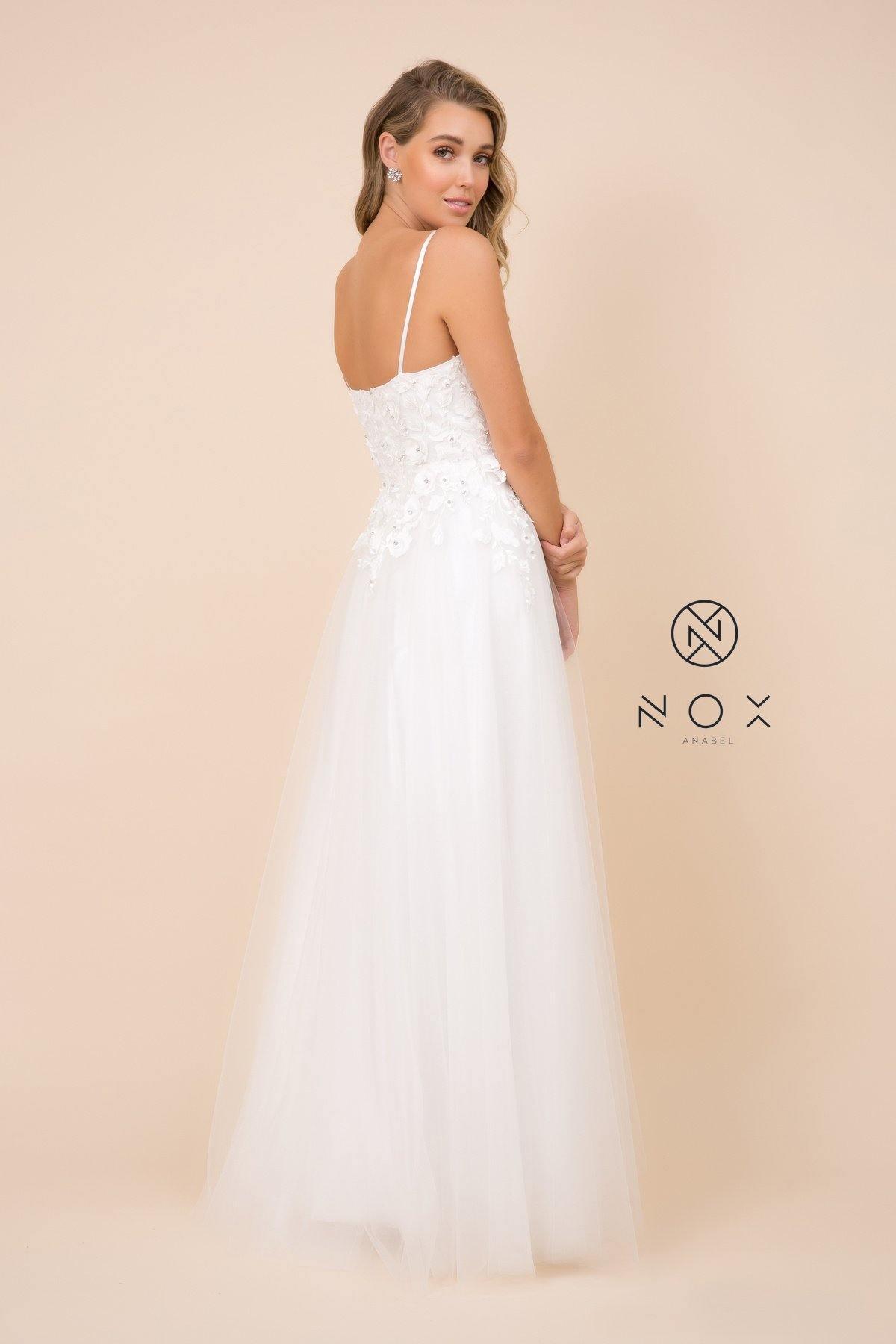 Long Wedding Dress Formal - The Dress Outlet Nox Anabel