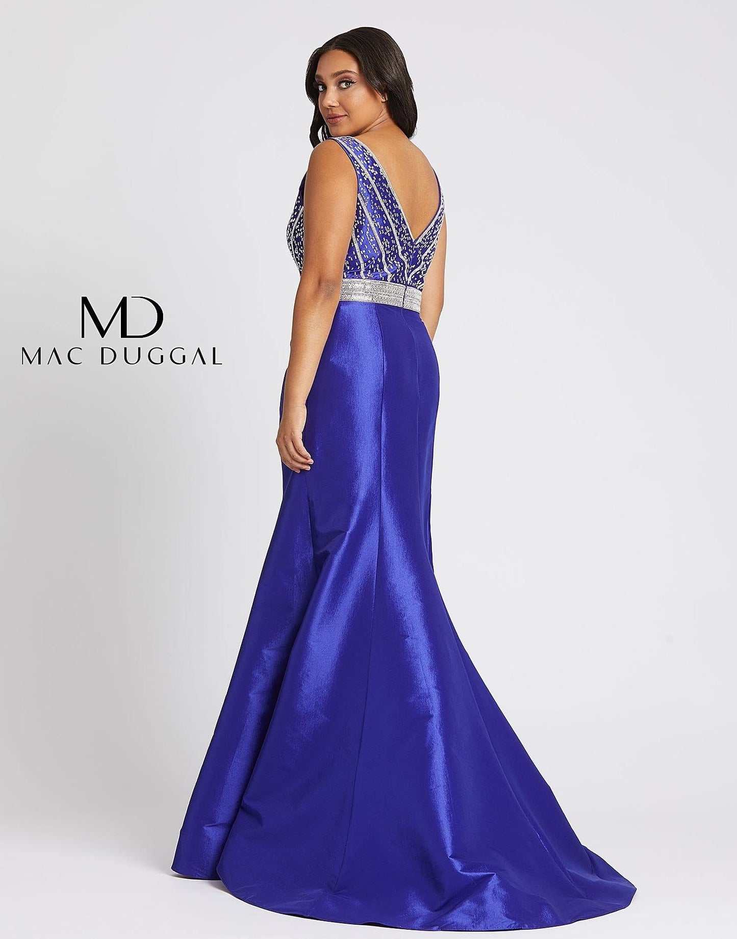 Mac Duggal Fabulouss Long Plus Size Dress 48997F - The Dress Outlet